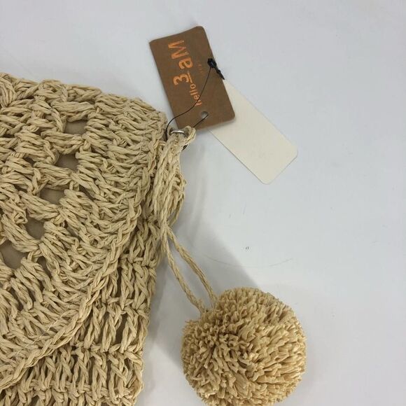 NEW 3AM Forever Paper Weave Clutch with Snap Close - Picture 7 of 10